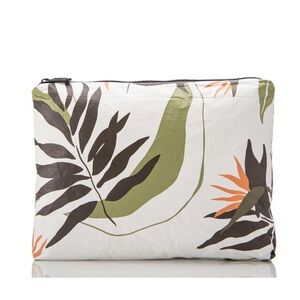 ALOHA Collection Mid Pouch Painted Birds Neutral